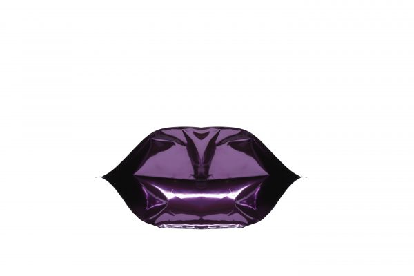 250g Clear Purple Shiny Stand Up Pouch - Image 4